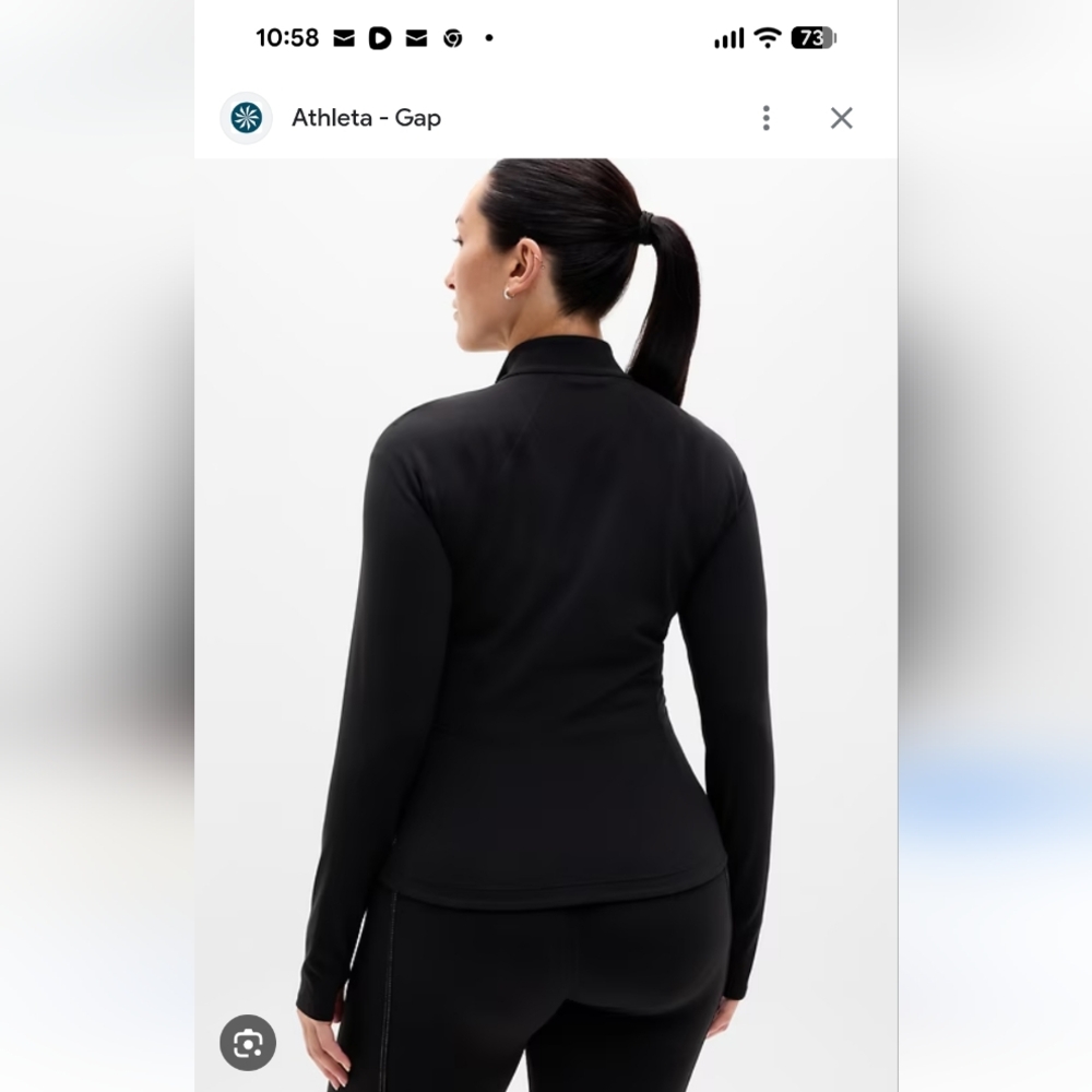 Athleta Salutation Ribbed Jacket size L - Picture 7 of 8